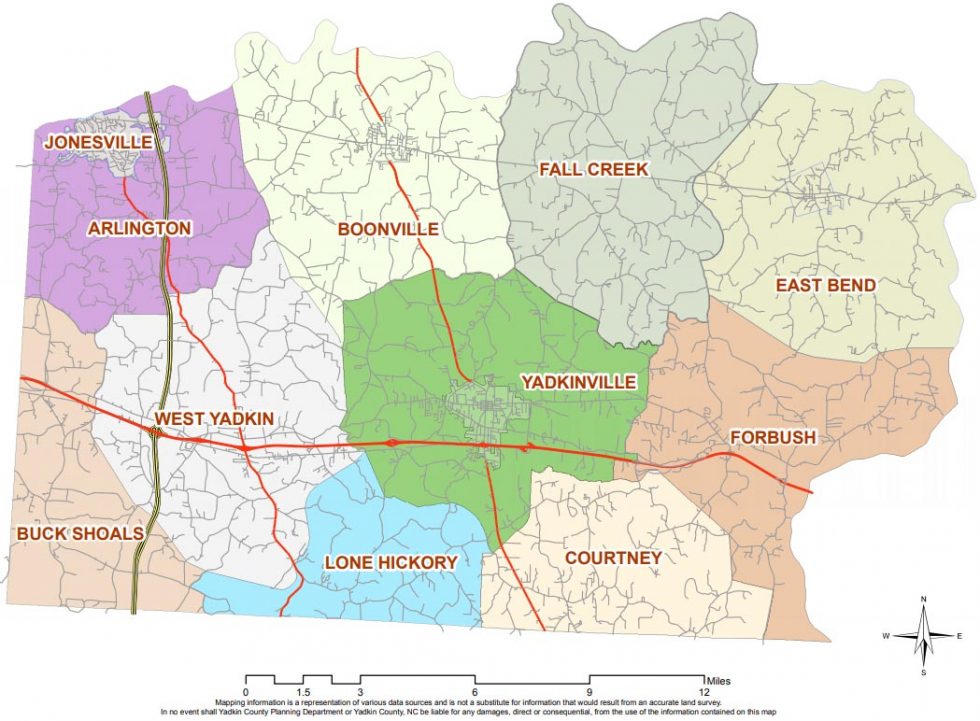 Maps And Info - Jonesville, Nc